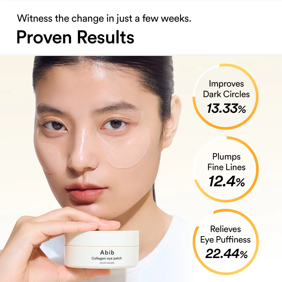 Abib Collagen Eye Patch Jericho Rose Jelly 30 pairs (60 patches) 아비브 콜라겐 아이패치 부활초 젤리 90g 30쌍 (60패치) - Image 5