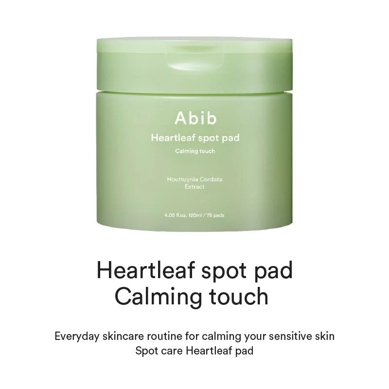 Abib Heartleaf spot pad 5.07 fl.oz. 150ml (80 pads) 아비브 어성초 스팟 패드 카밍터치 80매 - Image 6