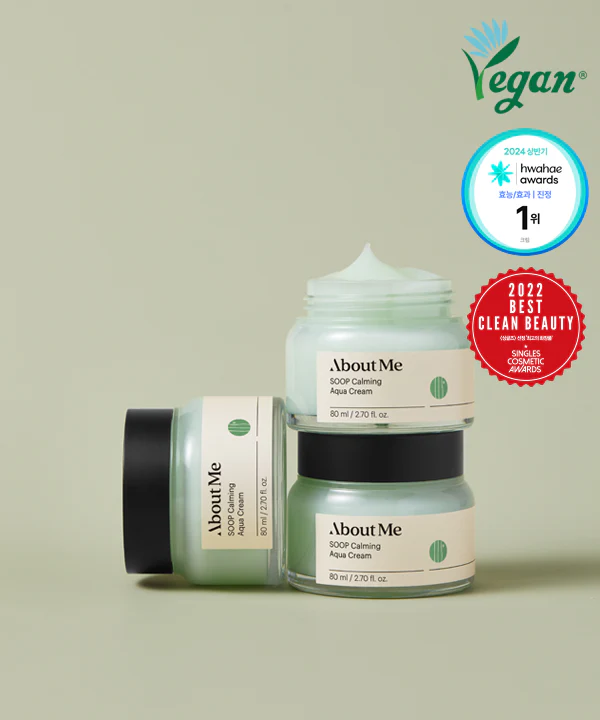 About Me SOOP Calming Aqua Cream 80ml / 2.70 fl. oz. 어바웃미 숲 진정 수분 크림 80ml / 2.70 fl. oz. - Image 2