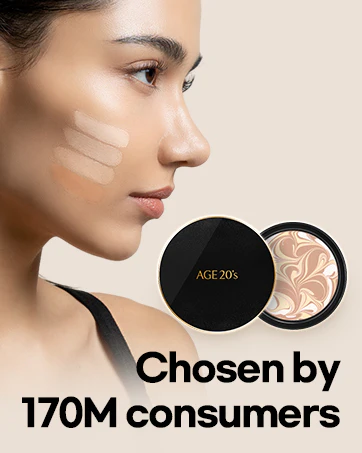 Age20's Signature Essence Cover Pact Intense Cover SPF50+ PA++++ 에이지투웨니스 시그니처 에센스 커버 팩트 인텐스 커버 SPF50+ PA++++ - Image 3