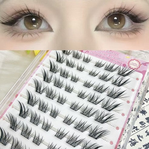 AMILIM No Glue Cluster Eyelashes Reusable Bulk 애미림 노글루 가닥손눈썹 여우디자인 대용량 재사용 가능 - Image 6