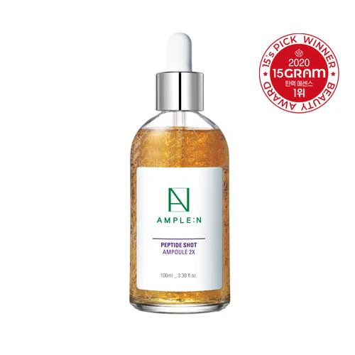AMPLE:N Peptide Shot Ampoule 2X 100ml 앰플엔 펩타이드샷 2X 모공탄력앰플 대용량 100ml - Image 5