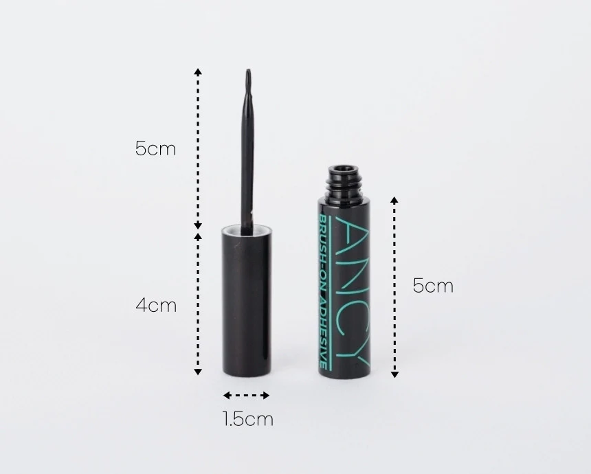 ANCY Lash Glue BRUSH-ON ADHESIVE Strong Hold Acrylate Waterproof 엔씨 속눈썹 접착제 브러쉬 온 아이래쉬 글루 강력 접착 아크릴 글루 워터프루프 - Image 3