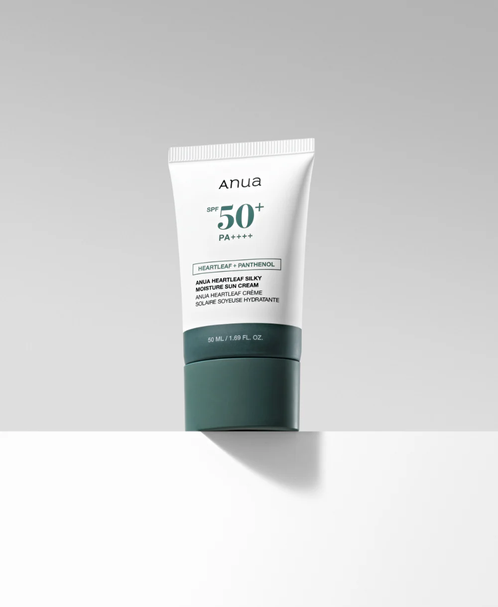 Anua Heartleaf Silky Moisture Sun Cream 50ml SPF50+ PA++++ 아누아 어성초 실키 모이스처 선크림 50ml SPF50+PA++++ - Image 4