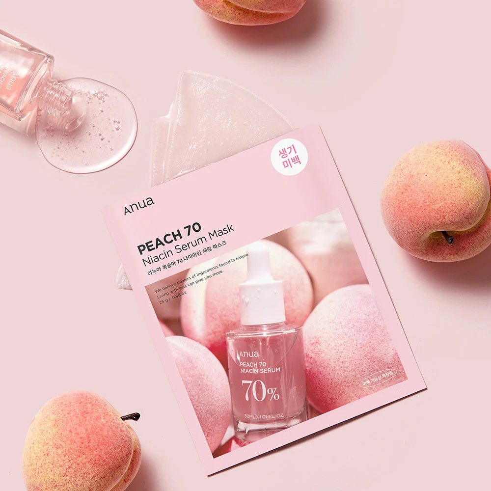 Anua PEACH 70 NIACIN SERUM MASK 아누아 복숭아 70 나이아신 세럼 마스크 - Image 4
