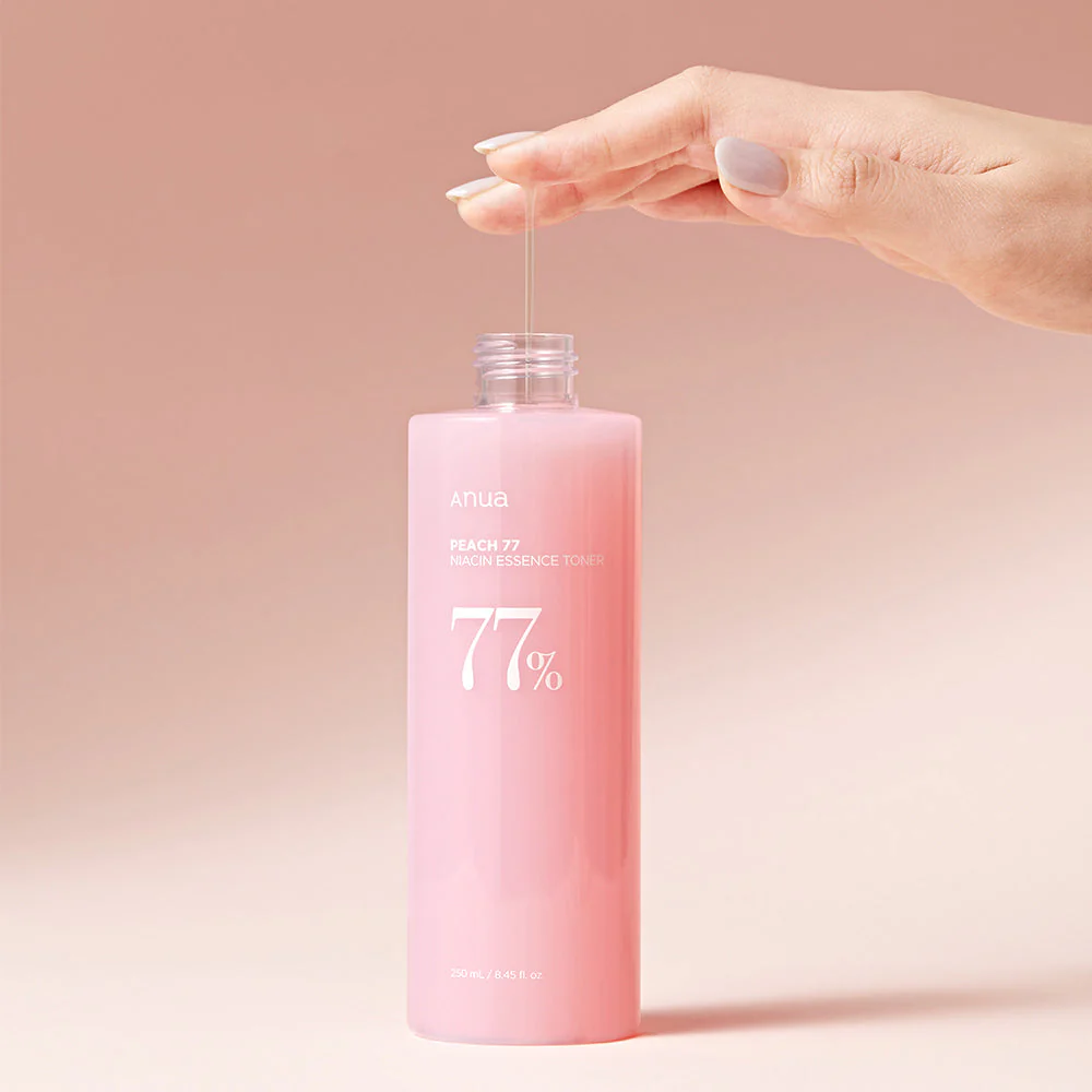 ANUA PEACH 77 NIACIN ESSENCE TONER 250ml 아누아 복숭아 77 나이아신 에센스 토너 250ml - Image 2