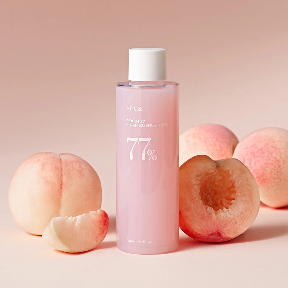 ANUA PEACH 77 NIACIN ESSENCE TONER 250ml 아누아 복숭아 77 나이아신 에센스 토너 250ml - Image 3