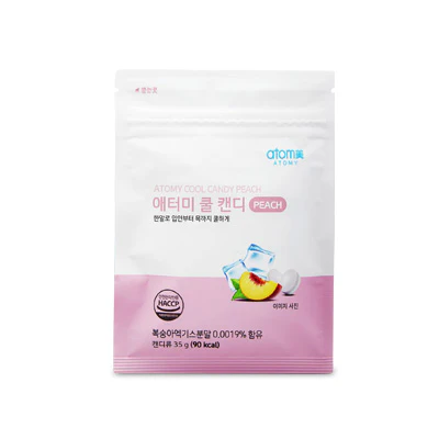ATOMY COOL CANDY Mint & Peach 35g 애터미 쿨캔디 민트 & 피치 35g - Image 3