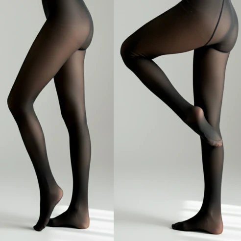 [쿠팡 베스트셀링🔥] Balance & Fit Winter Fleece Illusion Tights 밸런스앤핏 겨울 기모 착시스타킹 - Image 7