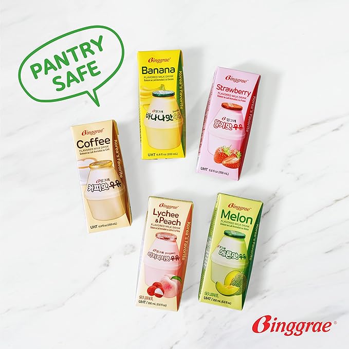[PACK OF 6] BINGGRAE BANANA FLAVORED MILK DRINK 200ml 빙그레 바나나맛 우유 200ml - Image 4