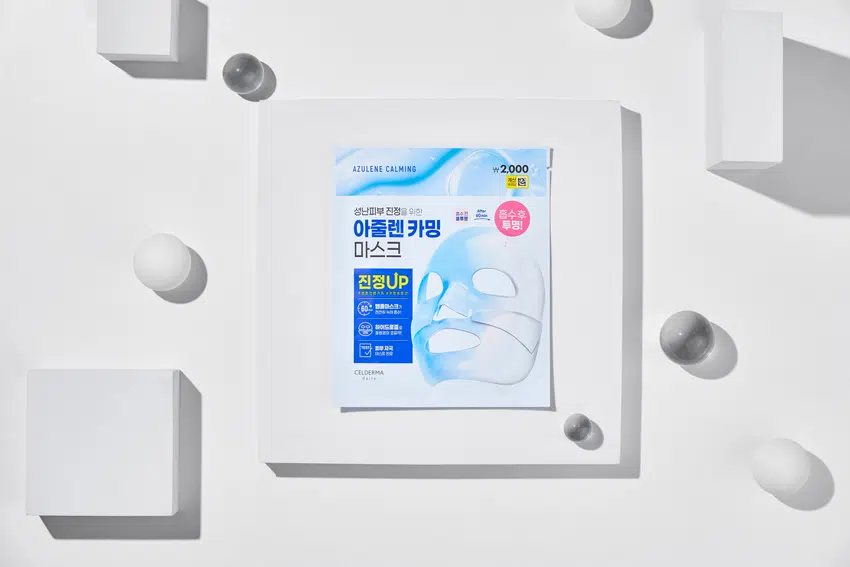 [PACK OF 3] CELDERMA Daily Transforming Azulene Calming Mask 셀더마데일리 트랜스포밍 아줄렌카밍 마스크 - Image 3