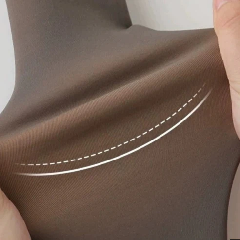 [쿠팡 베스트셀링🔥] Chic Leg Premium Thermal Sheer Illusion Fleece Lined Pantyhose Stockings 시크레그 시크레그 기모 착시 스타킹 - Image 8