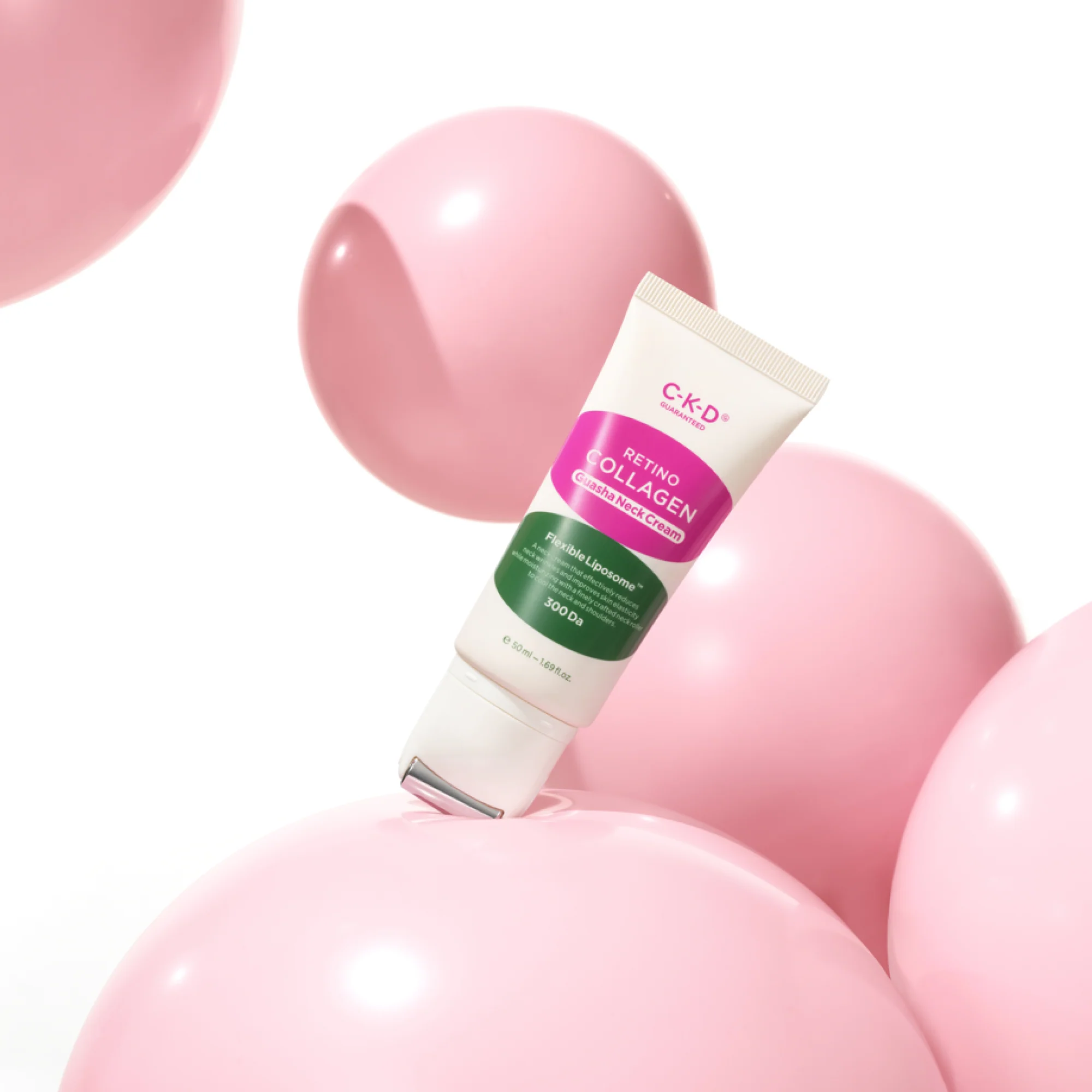 CKD Retino Collagen Guasha Neck Cream 50ml + Refill 50ml / 1.69 fl. oz. CKD 레티노 콜라겐 괄사 목주름 크림 본품 50ml + 리필 50ml - Image 5