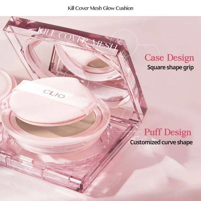 [CLIO] Kill Cover Mesh Glow Cushion 15g + Refill 15g SPF 50+ PA++++ 클리오 킬 커버 메쉬 글로우 쿠션 15g + 리필15g - Image 4