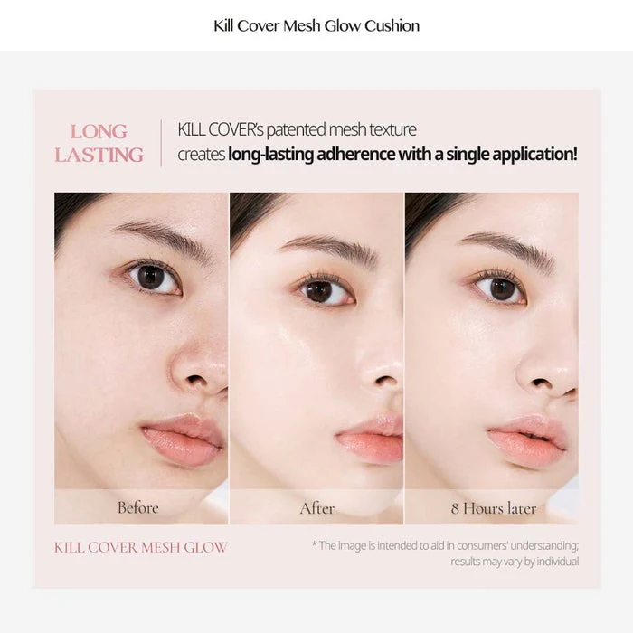 [CLIO] Kill Cover Mesh Glow Cushion 15g + Refill 15g SPF 50+ PA++++ 클리오 킬 커버 메쉬 글로우 쿠션 15g + 리필15g - Image 5