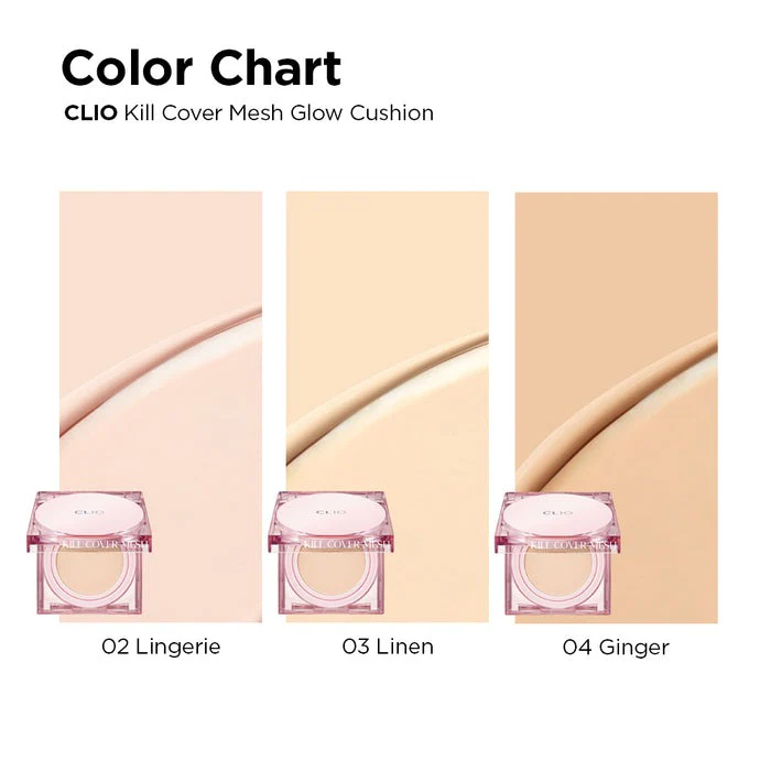 [CLIO] Kill Cover Mesh Glow Cushion 15g + Refill 15g SPF 50+ PA++++ 클리오 킬 커버 메쉬 글로우 쿠션 15g + 리필15g - Image 6