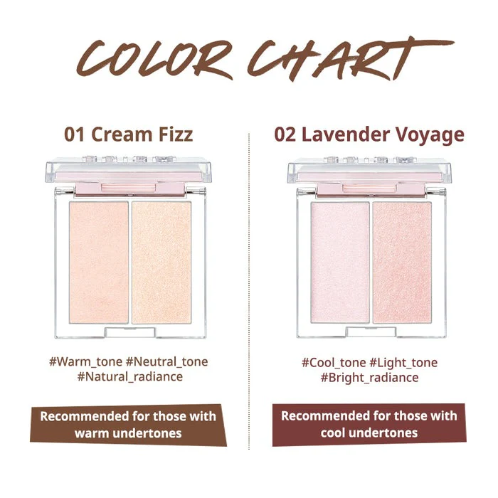 CLIO PRISM HIGHLIGHTER DUO 클리오 프리즘 하이라이터 듀오 - Image 5