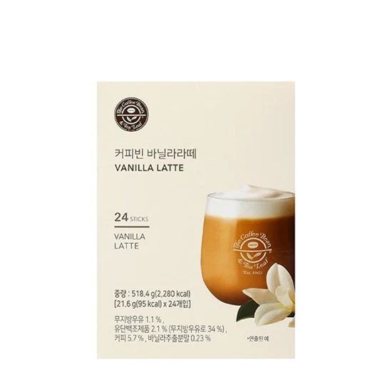 Coffee Bean Vanilla Latte 24CT 커피빈 바닐라 라떼 24CT - Image 5