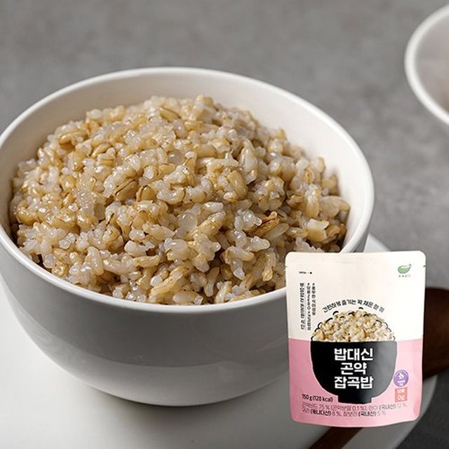 [10 PACK] Cooked Konjac Rice Hanchaewon Konjac Mixed Rice 85kcal Instead of Rice 150g / 한채원 밥 대신 곤약 잡곡밥 150g (곤약, konjac)