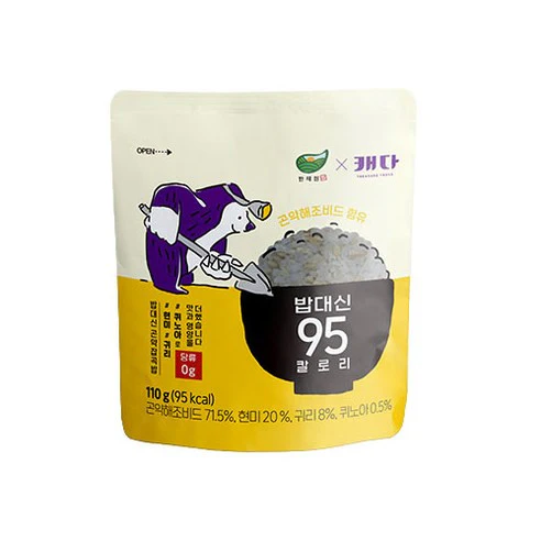 [Cooked Konjac Rice] Hanchaewon x Treasure Trove 75kcal Instead of Rice 110g / 한채원x캐다 밥 대신 75칼로리 110g (곤약, konjac) - Image 2