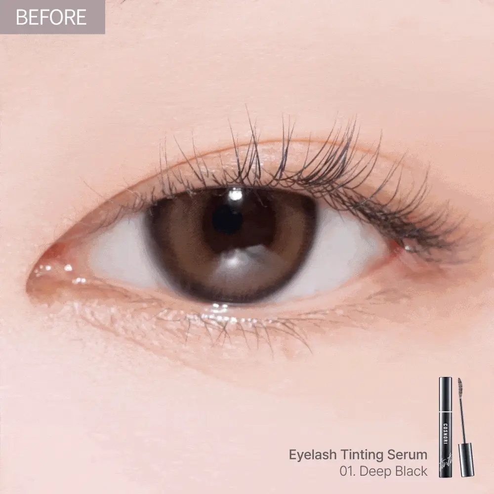 COSNORI Eyelash Tinting Black Lash Nourishing Serum 9g 코스노리 아이래쉬 틴팅 세럼 비건 블랙 속눈썹영양제 9g - Image 2
