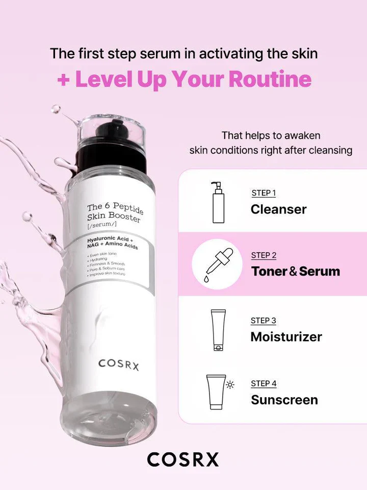 COSRX The 6 Peptide Skin Booster Serum 150ml / 5.07 fl.oz. x 2ea 코스알엑스 더 6 펩타이드 스킨 부스터 세럼 150ml / 5.07 fl.oz. x 2ea - Image 19