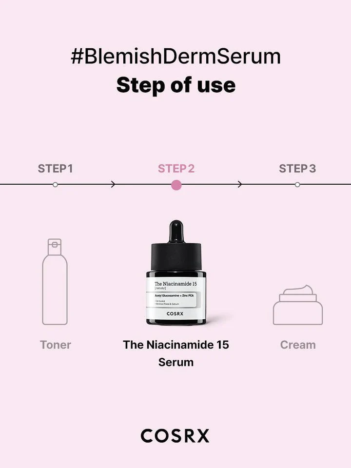 COSRX The Niacinamide 15 Serum 20mL / 0.67 fl.oz. 코스알엑스 더 나이아신아마이드 15 세럼 20ml / 0.67 fl.oz. - Image 20