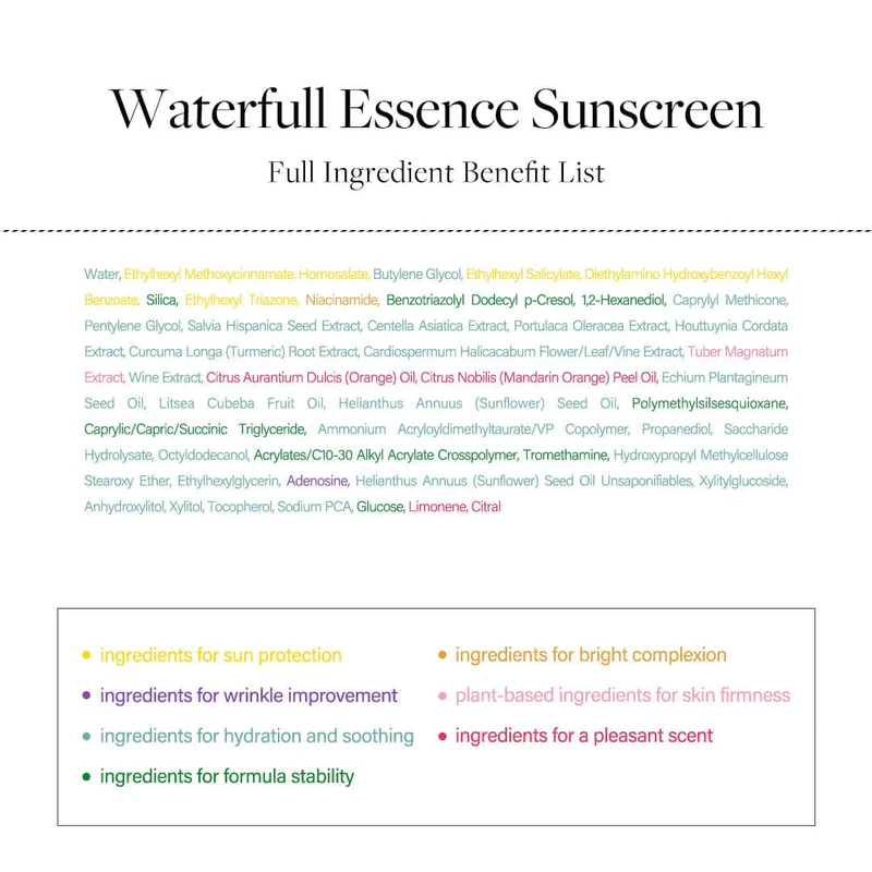 d'Alba Waterfull Essence Sunscreen 50ml SPF 50+ PA++++ / 달바 워터풀 에센스 선크림 50ml SPF 50+ PA++++ - Image 7