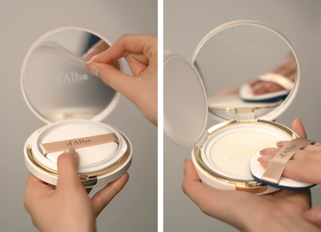 d'Alba Waterfull Fresh Sun Cushion SPF 50+ PA++++ / 달바 워터풀 프레쉬 선쿠션 SPF 50+ PA++++ - Image 7