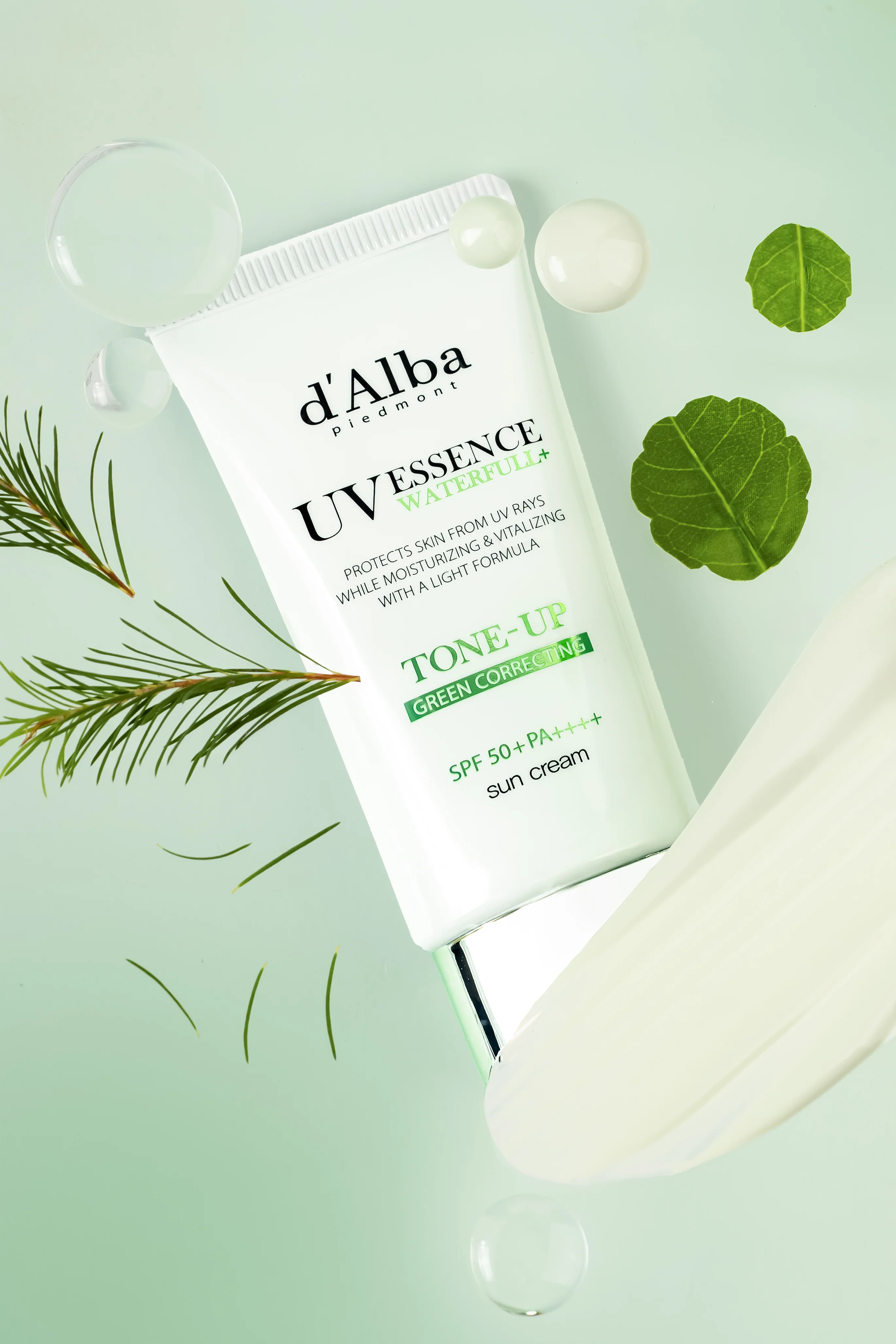 d’Alba Clean Tea Tree Liposome Tone-Up Sun Cream (Green) SPF50+ PA++++ 50ml 달바 클린 티트리 리포좀 톤업 선크림 (그린) SPF50+ PA++++ 50ml - Image 4