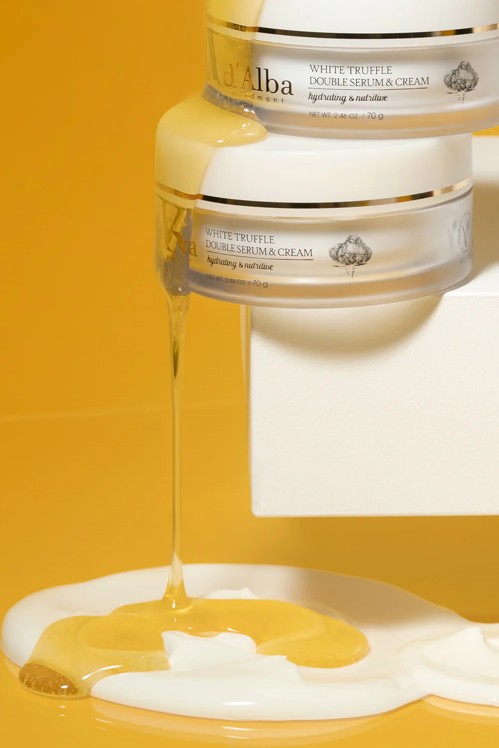 d'Alba White Truffle double serum & cream 70g 달바 화이트 트러플 더블 세럼 앤 크림 70g - Image 4