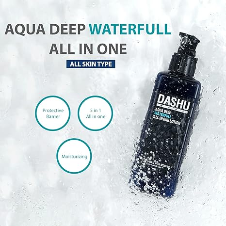 DASHU Aqua Deep Waterfull All-in-One Lotion 다슈 맨즈 아쿠아 딥 워터풀 올인원 로션 153ml - Image 6