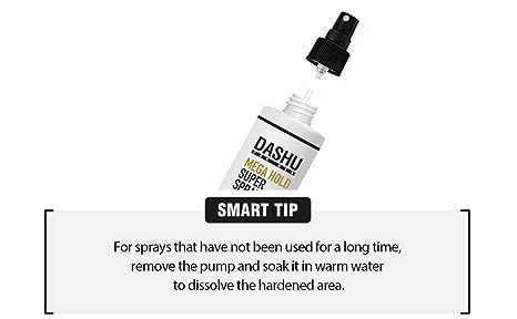 DASHU FOR MEN MEGA HOLD SUPER SPRAY 250ml 다슈 포맨 메가 홀드 슈퍼 스프레이 250ml - Image 4