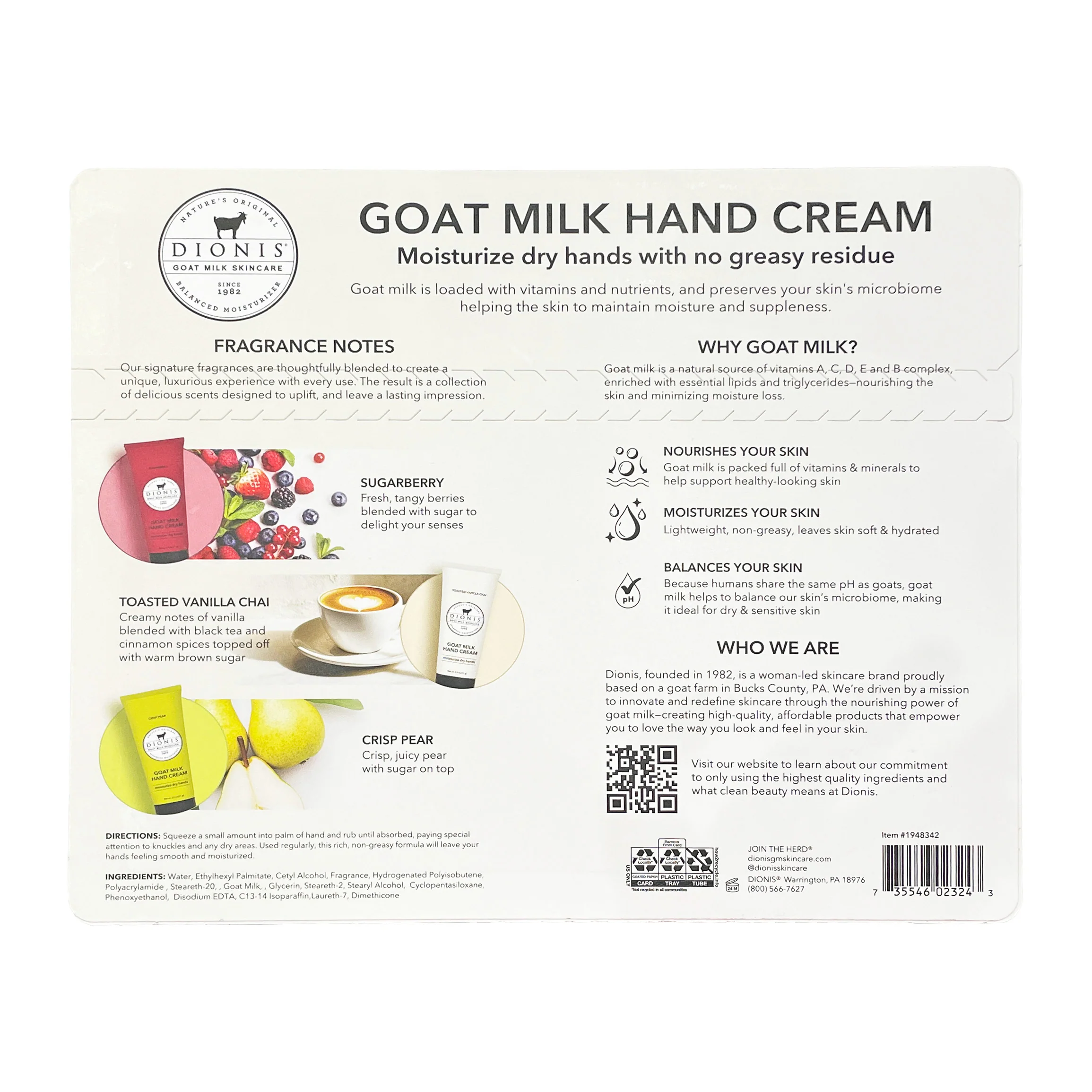 Dionis Goat Milk Hand Cream Trio Set 디오니스 고트밀크 핸드크림 3종 세트 - Image 2