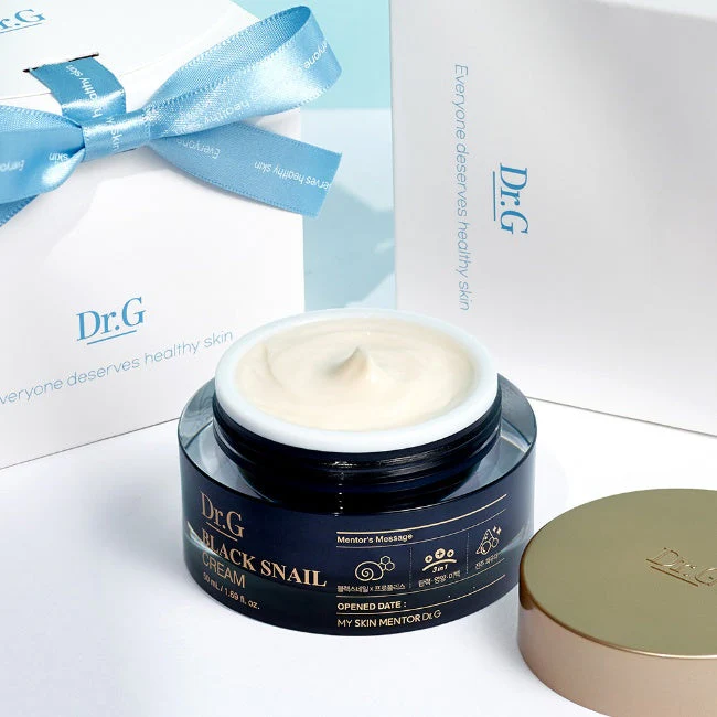 Dr.G BLACK SNAIL CREAM 50ml 닥터지 블랙 스네일 안티에이징 크림 50ml - Image 3