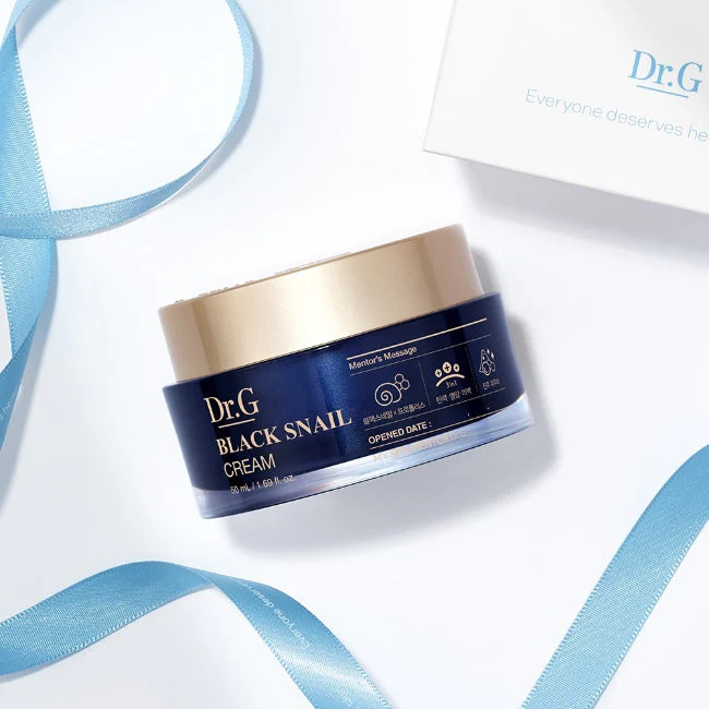 Dr.G BLACK SNAIL CREAM 50ml 닥터지 블랙 스네일 안티에이징 크림 50ml - Image 4