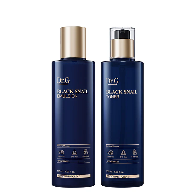 Dr.G Black Snail Special 2pcs Set Toner + Emulsion 닥터지 블랙 스네일 스페셜 2종 세트 토너+에멀전 - Image 2