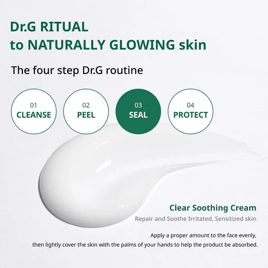 Dr.G Red Blemish Clear Soothing Cream 닥터지 레드 블레미쉬 클리어 수딩 크림 70ml - Image 2