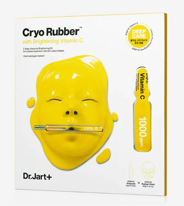 Dr.Jart Dermask Cryo Rubber Facial Mask Pack New Upgrade Ampoule + Rubber Mask 2 Step Kit 닥터자르트 크라이오 러버 마스크팩 - Image 3