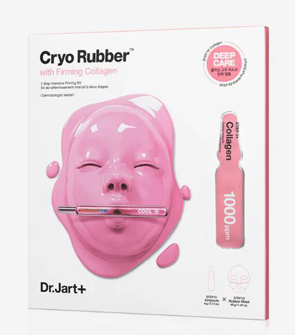 Dr.Jart Dermask Cryo Rubber Facial Mask Pack New Upgrade Ampoule + Rubber Mask 2 Step Kit 닥터자르트 크라이오 러버 마스크팩 - Image 4