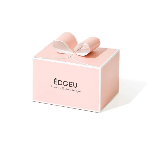 EDGEU SPECIAL GIFT SET Press on Sticker Strips 2 kind with Curing Lamp, Gel Off Serum, gift box (엣지유 스페셜 기프트 세트 2종류 풀컬러 샵젤, 베이크드 젤티이 램프, 젤 오프 세럼, 기프트 박스) - Image 3