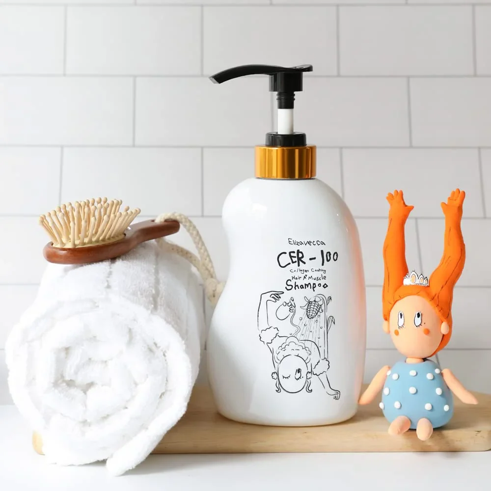 Elizavecca CER-100 Collagen Coating Hair Muscle Shampoo 500ml/16.9 fl.oz 엘리자베카 콜라겐 코팅 헤어 A+ 머슬 샴푸 CER-100 500ml - Image 7