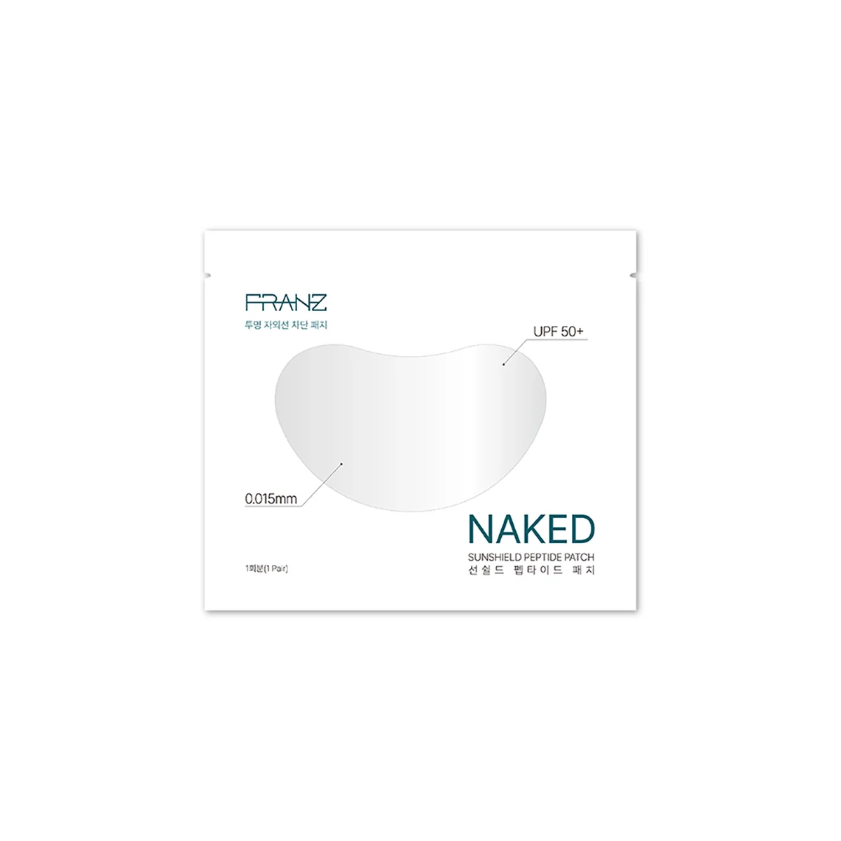 Franz Sun Block Patch 14ea 프란츠 네이키드 투명 자외선 차단 패치 14회분 - Image 2