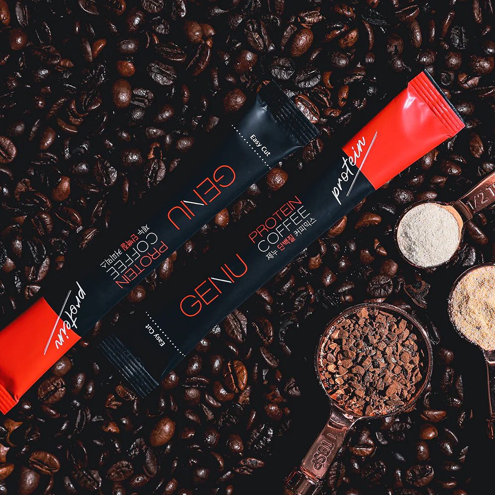 GENU Stevia Protein Coffee Mix 제누 스테비아 단백질 커피믹스 오리지널 - Image 3