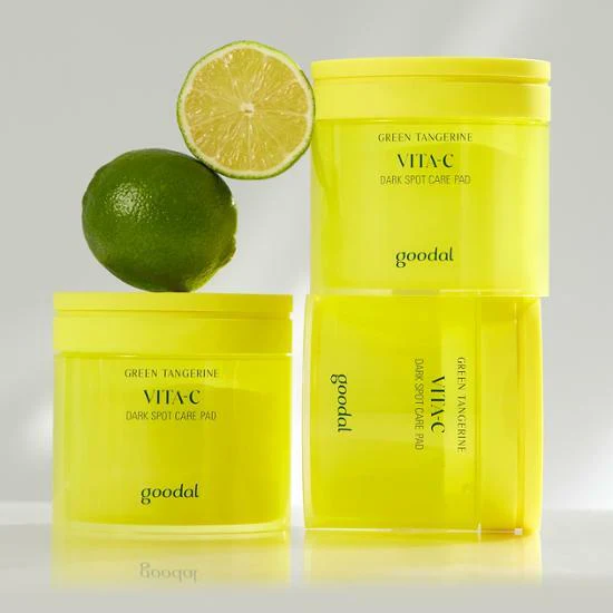 GOODAL Green Tangerine Vita C Dark Spot Care Pad 70 Pads 구달 청귤 비타씨 잡티 케어 패드 70패드 - Image 3