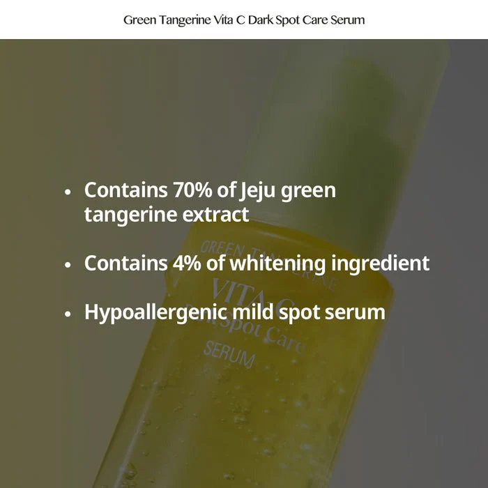 GOODAL GREEN TANGERINE VITA C DARK SPOT CARE SERUM 40ml 구달 청귤 비타씨 잡티 케어 세럼 40ml - Image 4