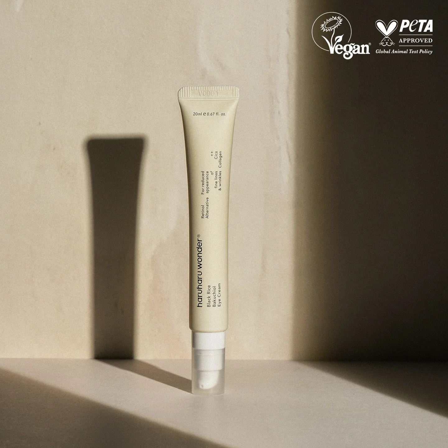 Haruharu Wonder Black Rice Bakuchiol Eye Cream (Unscented) 20ml 하루하루원더 블랙라이스 바쿠치올 아이크림 20ml - Image 6