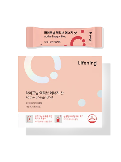 INCELLDERM Lifening Active Energy Shot 12g X 30 Stick 인셀덤 라이프닝 액티브 에너지 샷 12g X 30포 - Image 2