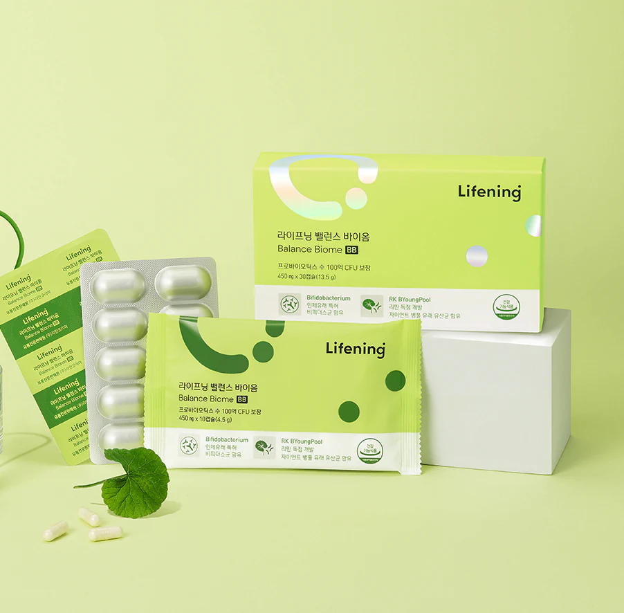 INCELLDERM Lifening Balance Biome BB 30-Day Supply
인셀덤 라이프닝 밸런스 바이옴 30일분 450mg x 30캡슐 - Image 2