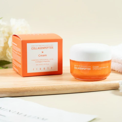 Jigott Collagen Peptide Cream 50ml 1.69 fl.oz 지고트 콜라겐 펩타이드 크림 50ml 1.69 fl.oz - Image 3